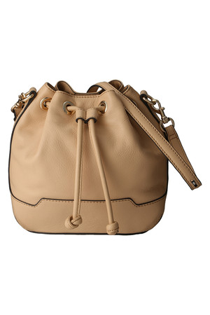  SALE 【50%OFF】 REBECCAMINKOFF レベッカミンコフ MINI FIONA BUCKET ベージュ 