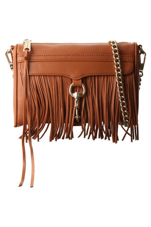  SALE 【60%OFF】 REBECCAMINKOFF レベッカミンコフ MINI MAC FRINGE ブラウン 