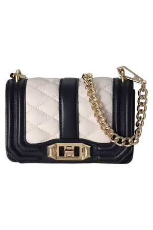  SALE 【60%OFF】 REBECCAMINKOFF レベッカミンコフ Mini Love Crossbody ホワイトxネイビー 