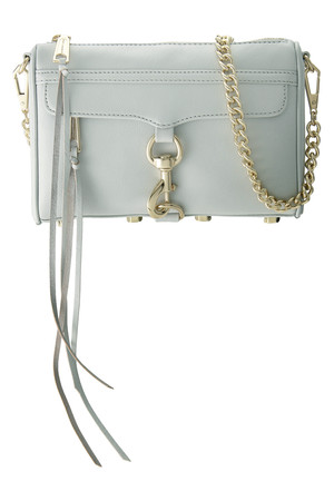  SALE 【50%OFF】 REBECCAMINKOFF レベッカミンコフ Mini MAC ライトブルー 
