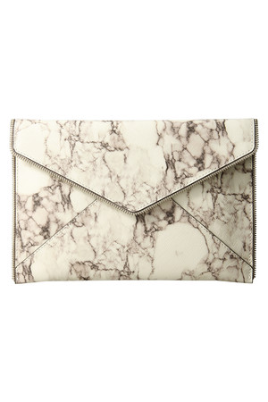  REBECCAMINKOFF レベッカミンコフ LEO CLUTCH MB グレー 