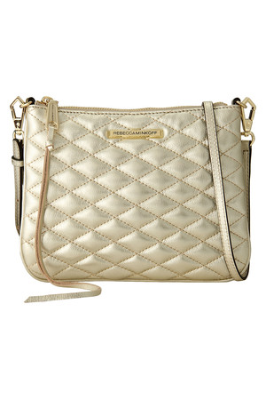  REBECCAMINKOFF レベッカミンコフ Quilted Kerry Crossbody ゴールド 