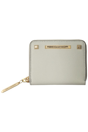 SALE 【60%OFF】 REBECCAMINKOFF レベッカミンコフ Mini Ava Zip Wallet ライトグレー