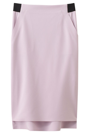  SALE 【50%OFF】 ADORE アドーア 強撚モックロディサイドスリットスカート パープル 