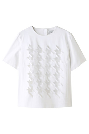  SALE 【30%OFF】 ADORE アドーア チュール刺繍ブラウス ホワイト 