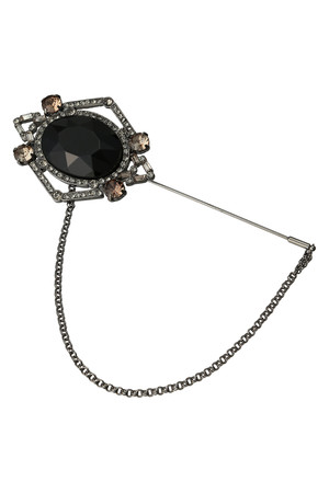  ADORE アドーア ピンブローチ ブラック 