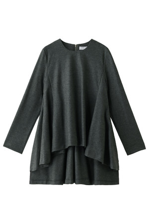  ADORE アドーア バックロングフレアトップス グレー 
