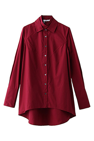  SALE 【70%OFF】 [10CROSBY DEREK LAM 10クロスビー・デレクラム] ボタンダウンシャツ ワイン 