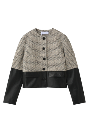  SALE 【80%OFF】 10CROSBY DEREK LAM 10クロスビー・デレクラム 4ポケットノーカラージャケット トープ 
