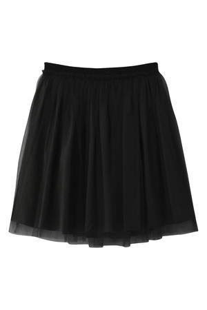  SALE 【50%OFF】 LANVIN en Bleu ランバン オン ブルー チュールスカート ブラック 