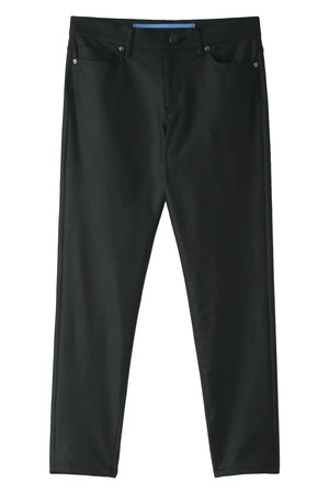 SALE 【50%OFF】 LANVIN en Bleu ランバン オン ブルー レザーハイテンションパンツ ブラック 
