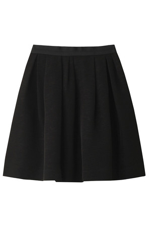  SALE 【50%OFF】 LANVIN en Bleu ランバン オン ブルー グログランタックスカート ブラック 