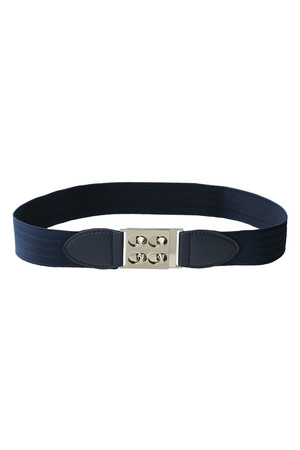  SALE 【50%OFF】 LANVIN en Bleu ランバン オン ブルー ドットベルト ネイビー 