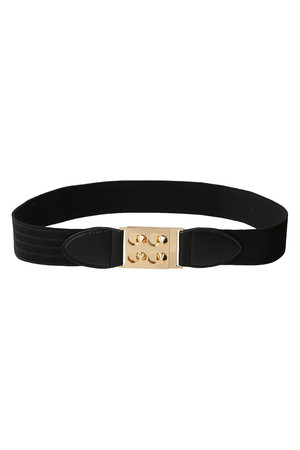  SALE 【50%OFF】 LANVIN en Bleu ランバン オン ブルー ドットベルト ブラック 