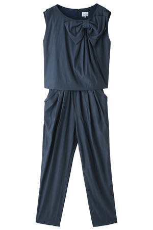  LANVIN en Bleu ランバン オン ブルー テンセルリボンコンビネゾン ブルー 