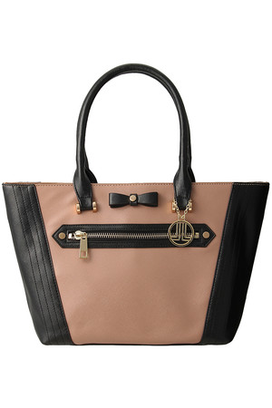  LANVIN en Bleu ランバン オン ブルー ミニリボントートバッグ ベージュ 