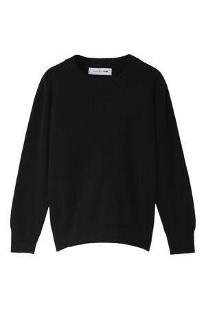  SALE 【50%OFF】 [UNDER BAR RAW. アンダーバーロウ] Cashmere Crew-Neck Knit ブラック 