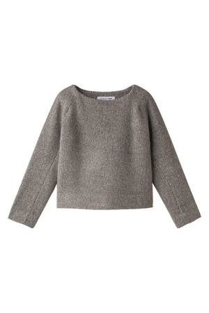  SALE 【50%OFF】 [UNDER BAR RAW. アンダーバーロウ] Fleece Bonding Tops グレー 