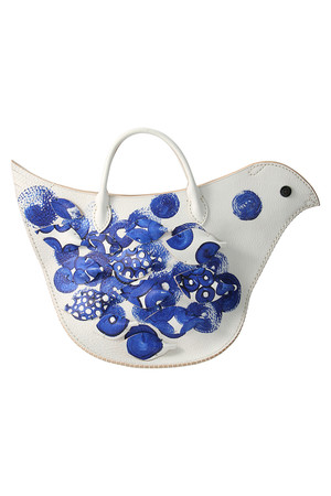  [mina perhonen ミナ ペルホネン] 【予約販売】tori bag ホワイト 