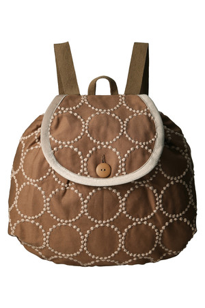  mina perhonen ミナ ペルホネン 【予約販売】【Kids】tambourine リュック ブラウン 