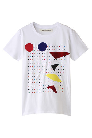  SALE 【50%OFF】 PLAIN PEOPLE プレインピープル 【TARO HORIUCHI】プリントTシャツ ドット 