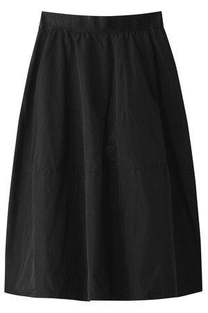  SALE 【30%OFF】 PLAIN PEOPLE プレインピープル ポリエステルタフタスカート ブラック 