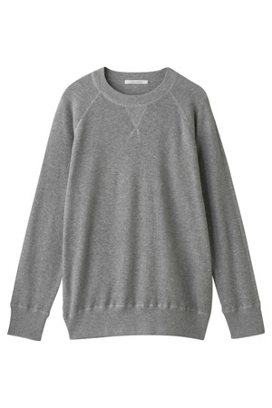  SALE 【30%OFF】 PLAIN PEOPLE プレインピープル コットンワッフルプルオーバー グレー 