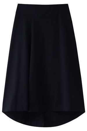  SALE 【30%OFF】 PLAIN PEOPLE プレインピープル コットンジャージ切替スカート ネイビー 