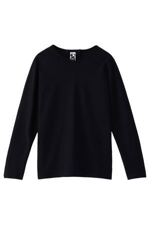  SALE 【50%OFF】 PLAIN PEOPLE プレインピープル 【plainless】コットンポリエステルメッシュプルオーバー ネイビー 