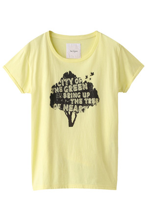  SALE 【30%OFF】 The Virgnia ザ ヴァージニア TREE Tシャツ イエロー 