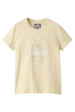  KENZO ケンゾー タイガープリントTシャツ オフホワイト 