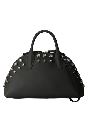  SALE 【50%OFF】 [GIANNI CHIARINI ジャンニ・キアリーニ] 【GUM Gianni Chiarini Design】ビジュー付きボストンバッグ ブラック 