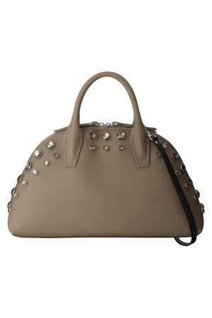  SALE 【50%OFF】 [GIANNI CHIARINI ジャンニ・キアリーニ] 【GUM Gianni Chiarini Design】ビジュー付きボストンバッグ ブラウン 