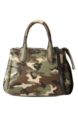  SALE 【50%OFF】 GIANNI CHIARINI ジャンニ・キアリーニ 【GUM Gianni Chiarini Design】PVC2Wayミニボストンバッグ カモフラージュ 
