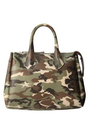  SALE 【50%OFF】 GIANNI CHIARINI ジャンニ・キアリーニ 【GUM Gianni Chiarini Design】PVCボストンバッグ カモフラージュ/ベージュ 