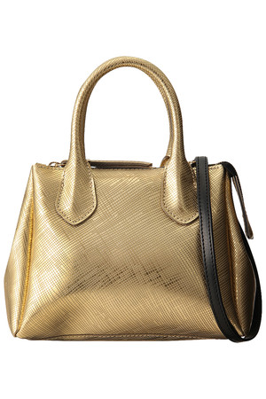  GIANNI CHIARINI ジャンニ・キアリーニ 【GUM Gianni Chiarini Design】2WayPVCミニボストンバッグ ゴールド 