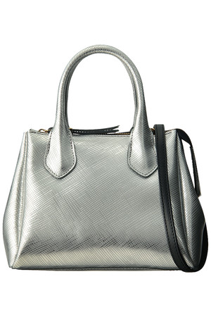  GIANNI CHIARINI ジャンニ・キアリーニ 【GUM Gianni Chiarini Design】2WayPVCミニボストンバッグ シルバー 