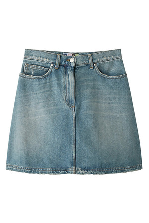  SALE 【50%OFF】 MSGM エムエスジーエム デニムミニスカート ブルー 