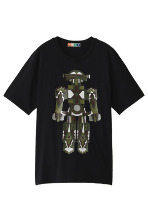  MSGM エムエスジーエム メンズ（MENS）ロボットプリントTシャツ ブラック 