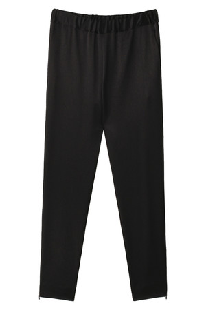  SALE 【50%OFF】 08sircus 08サーカス サテンジッパーパンツ ブラック 