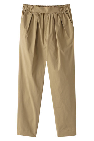  SALE 【30%OFF】 HARRISS ハリス ウエストリボンクロップドパンツ ベージュ 