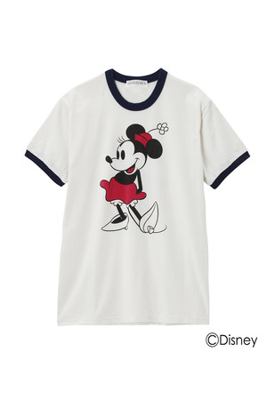  GINGER ALE ジンジャーエール GINGER ALE限定ミッキーマウスTシャツ ホワイト（ミニー） 