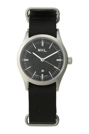  MARGARET HOWELL マーガレット・ハウエル 【MHL.】リストウォッチ ブラック 