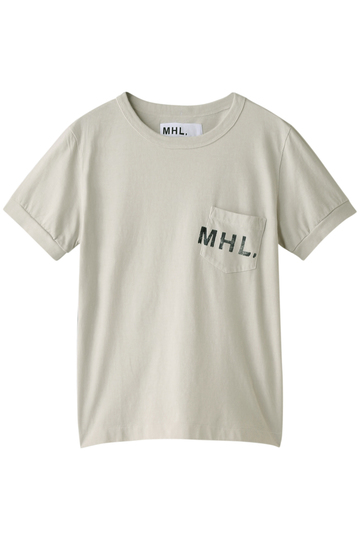 MARGARET HOWELL マーガレット・ハウエル 【MHL.】コットンカットソー ライトグレー
