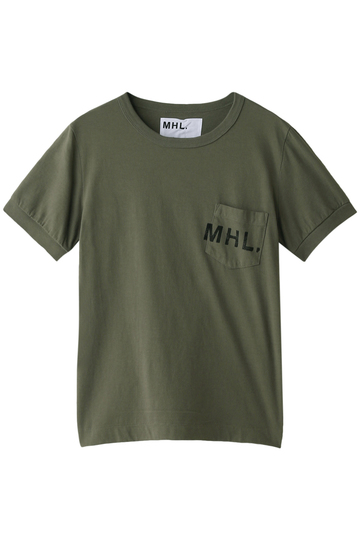 MARGARET HOWELL マーガレット・ハウエル 【MHL.】コットンカットソー カーキ
