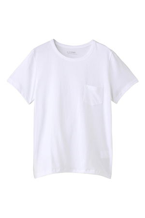  ELFORBR エルフォーブル C/モダールC/N Tシャツ ホワイト 
