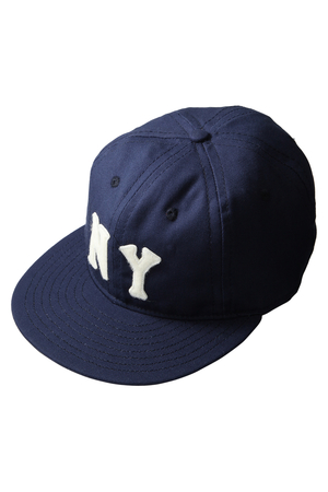  ELFORBR エルフォーブル Ebbets CTN CAP ネイビー 