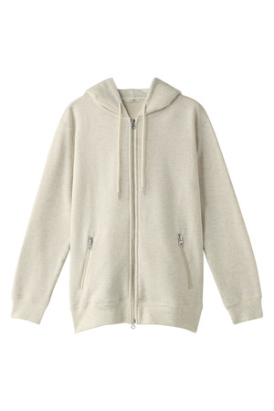  SALE 【50%OFF】 ELFORBR エルフォーブル 度詰裏毛ロングパーカー オフホワイト 