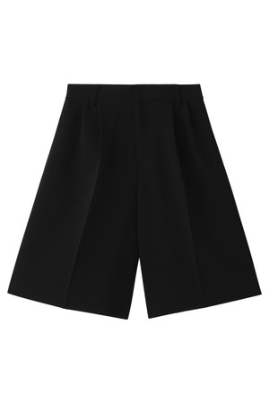  ELFORBR エルフォーブル ダブルクロスキュロットパンツ ブラック 