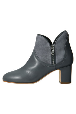  SALE 【50%OFF】 Rupert Sanderson ルパート サンダーソン Maja スエードコンビブーティ グレー 